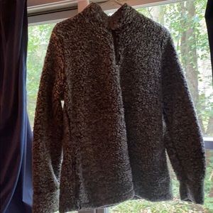 Super comfy fuzzy quarter zip